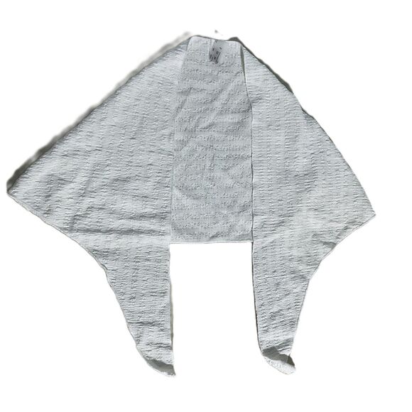 Shenhe White Textured Halter Bikini 3-Piece Set with Cover Up - Picture 7 of 10